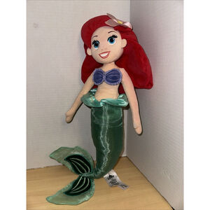 Disney Store The Little Mermaid - Princess Ariel 18" plush doll toy